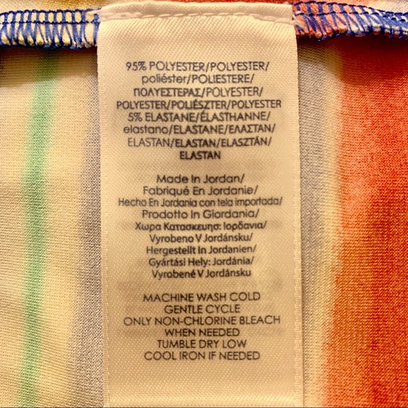 🔴 4/$20 Ralph Lauren Chaps Multicolored Wrap Top - Picture 4 of 5